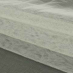 Famous Australian Designer White Stiff Polyester Tulle Famous Australian Designer White Stiff Polyester Tulle