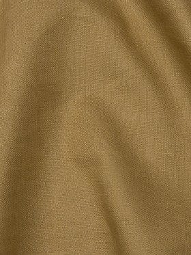 Famous Australian Designer Khaki Medium Weight Linen Woven with White Fused Backing Famous Australian Designer Khaki Medium Weight Linen Woven with White Fused Backing