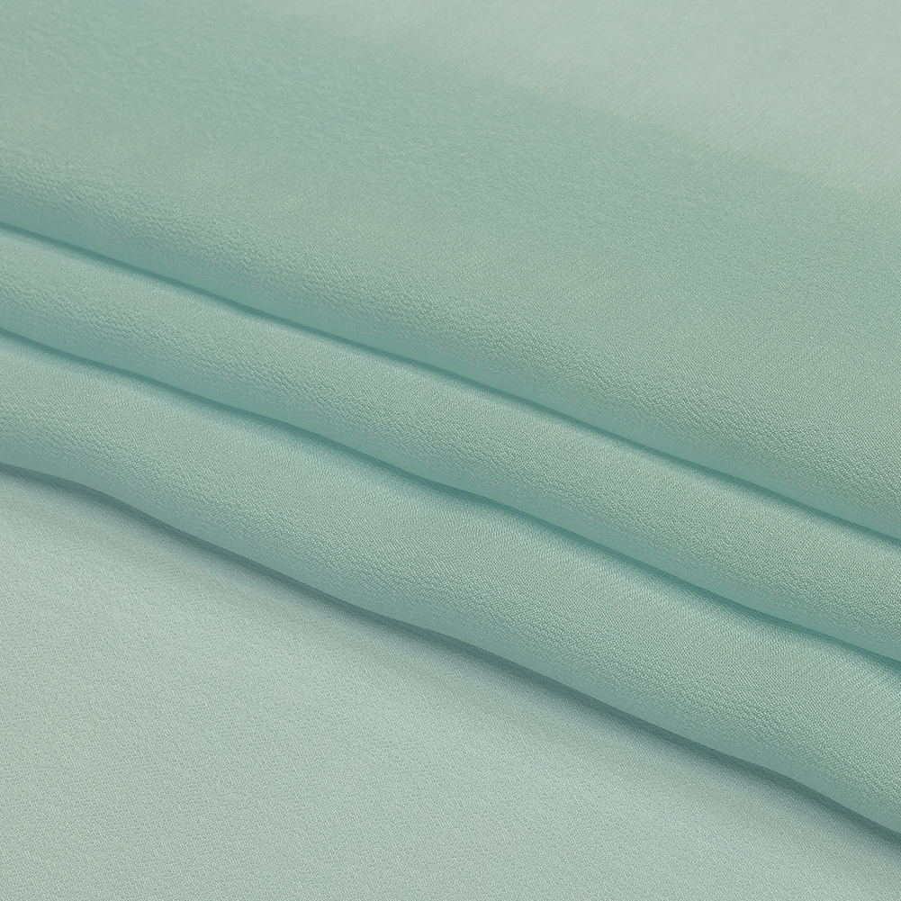 Famous Australian Designer Sky Blue Viscose Georgette Famous Australian Designer Sky Blue Viscose Georgette