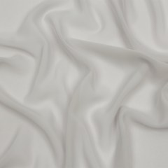 Famous Australian Designer Silver Gray Polyester Georgette Famous Australian Designer Silver Gray Polyester Georgette