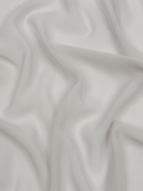 Famous Australian Designer Silver Gray Polyester Georgette Famous Australian Designer Silver Gray Polyester Georgette