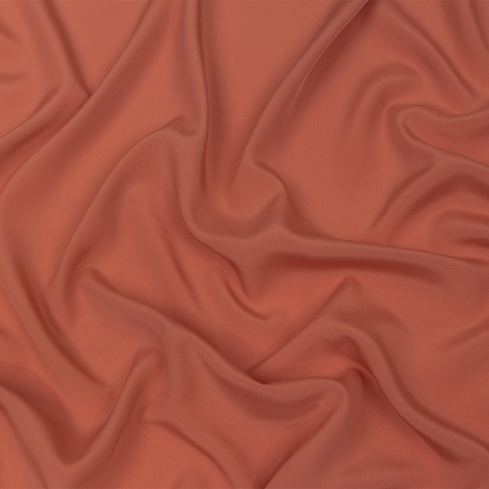 Famous Australian Designer Rosewood Polyester Crepe de Chine Famous Australian Designer Rosewood Polyester Crepe de Chine