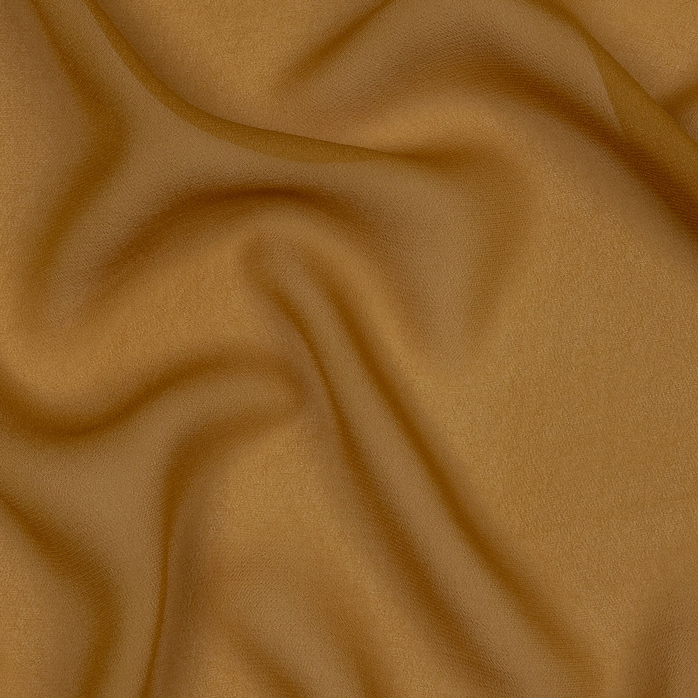 Famous Australian Designer Butterscotch Viscose Georgette Lining Famous Australian Designer Butterscotch Viscose Georgette Lining