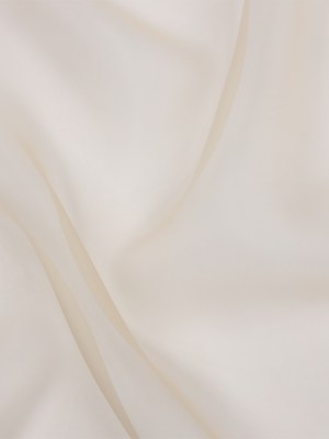 Famous Australian Designer Beige Silk Organza Famous Australian Designer Beige Silk Organza