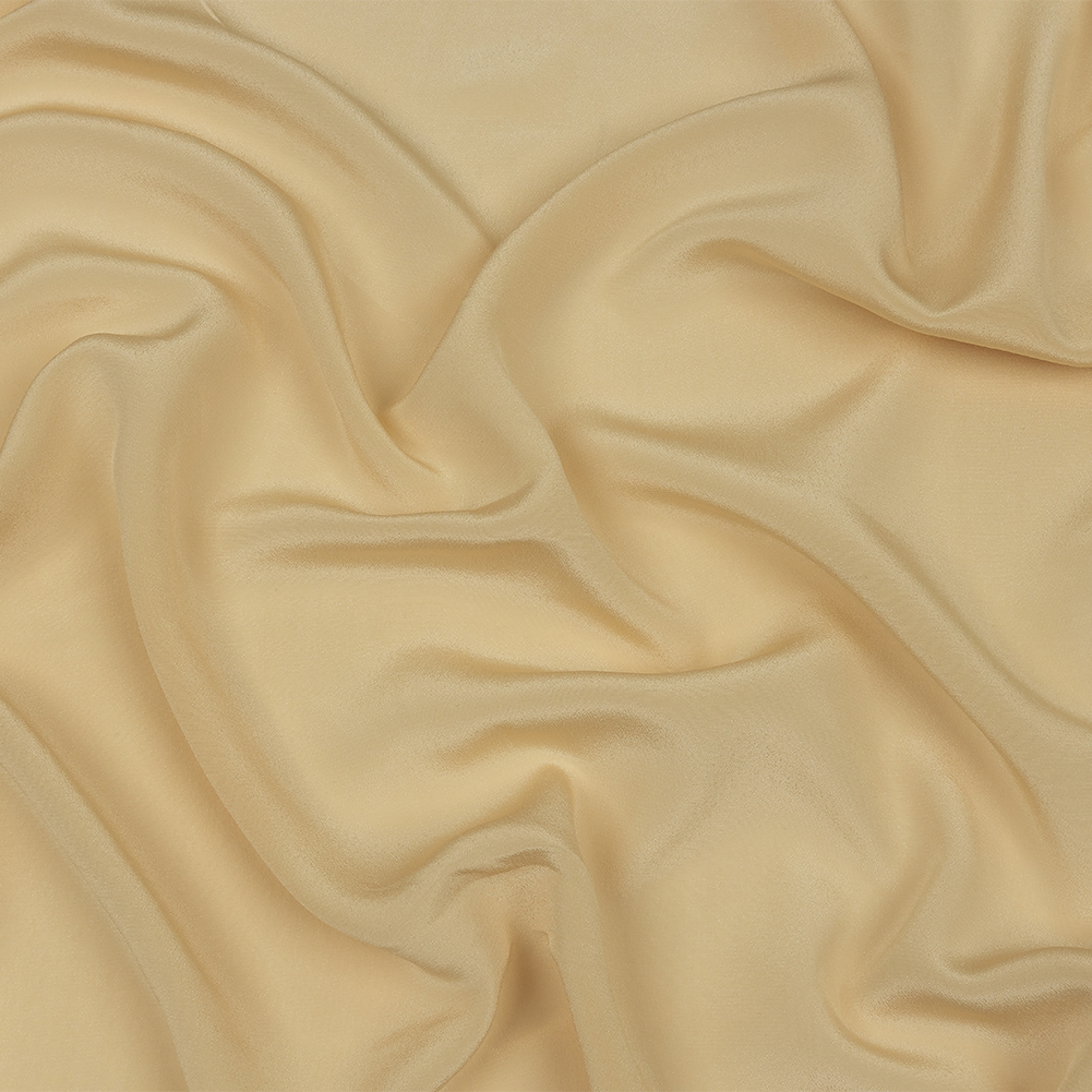 Famous Australian Designer Cream Silk Crepe de Chine Famous Australian Designer Cream Silk Crepe de Chine