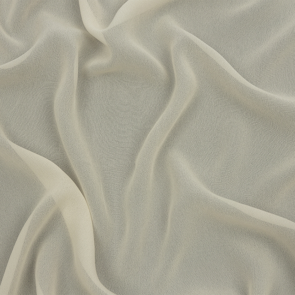 Famous Australian Designer Cloud Cream Viscose Georgette Famous Australian Designer Cloud Cream Viscose Georgette