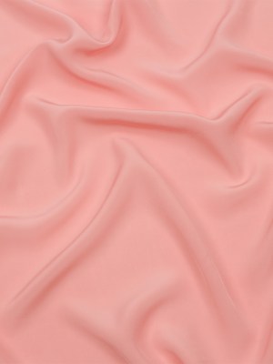 Famous Australian Designer Pink Viscose Crepe de Chine Famous Australian Designer Pink Viscose Crepe de Chine