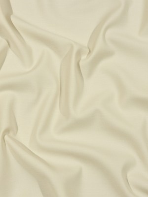 Italian Ivory Double Face Stretch Super 160 Virgin Wool Twill Suiting Italian Ivory Double Face Stretch Super 160 Virgin Wool Twill Suiting