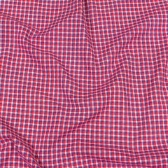 Balenciaga Italian Red, White and Blue Checks Cotton Shirting Balenciaga Italian Red, White and Blue Checks Cotton Shirting