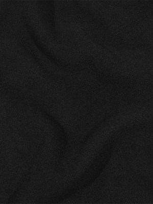 Balenciaga Italian Black Brushed Wool Coating Balenciaga Italian Black Brushed Wool Coating