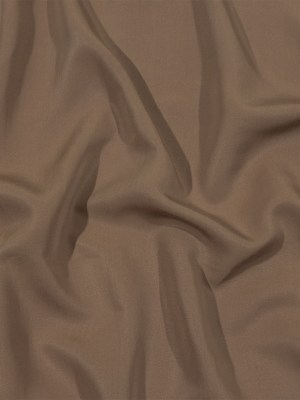 Balenciaga Italian Brown Fluid Viscose Poplin Balenciaga Italian Brown Fluid Viscose Poplin