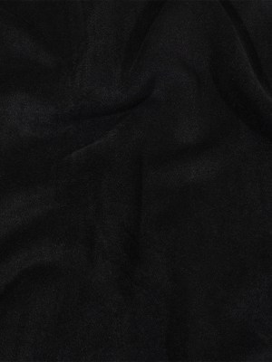 Balenciaga Italian Black Brushed Blended Camel Hair Twill Coating Balenciaga Italian Black Brushed Blended Camel Hair Twill Coating