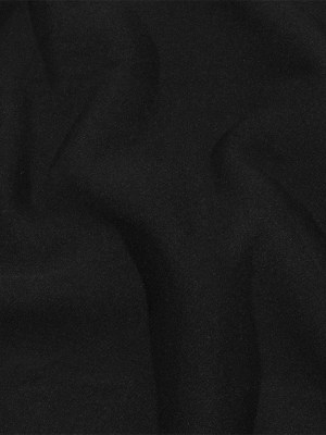 Balenciaga Italian Black Brushed Camel Hair Double Cloth Twill Coating Balenciaga Italian Black Brushed Camel Hair Double Cloth Twill Coating