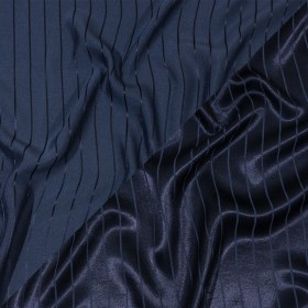 Balenciaga Italian Peacoat Tonal Satin Like Stripes Acetate and Viscose Jacquard Balenciaga Italian Peacoat Tonal Satin Like Stripes Acetate and Viscose Jacquard