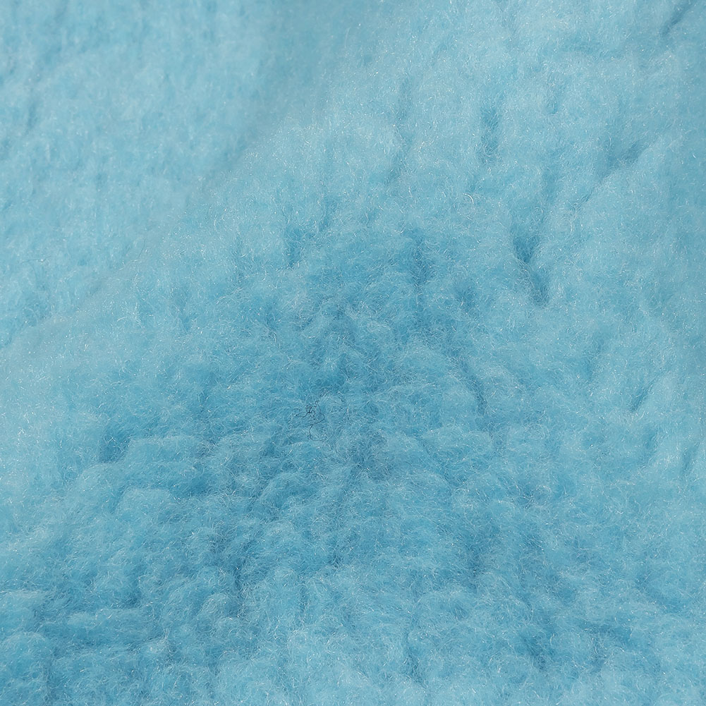 Balenciaga Italian Baby Blue Faux Shearling with Knit Backing