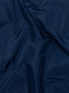 Balenciaga Italian Dark Blue Polyester and Viscose Micro Faille Balenciaga Italian Dark Blue Polyester and Viscose Micro Faille