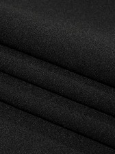 Balenciaga Italian Black Stretch Viscose and Nylon Cavalry Twill Balenciaga Italian Black Stretch Viscose and Nylon Cavalry Twill