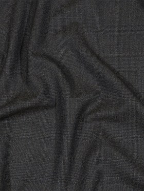 Balenciaga Italian Black Iris, Brown and Blue Ice Glen Check Wool Suiting Balenciaga Italian Black Iris, Brown and Blue Ice Glen Check Wool Suiting