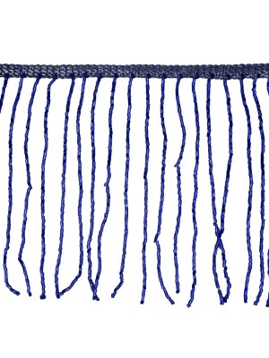 Blue Beaded Fringe on Braided Lip – 5″ Blue Beaded Fringe on Braided Lip – 5″