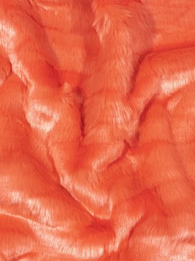 Luxury Faux Fur – Coral Abstract Tonal Luxury Faux Fur – Coral Abstract Tonal