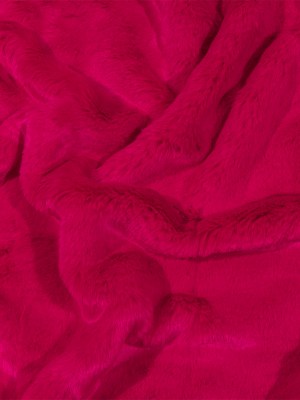 Hot Pink Crushed Textured Luxury Faux Fur Hot Pink Crushed Textured Luxury Faux Fur