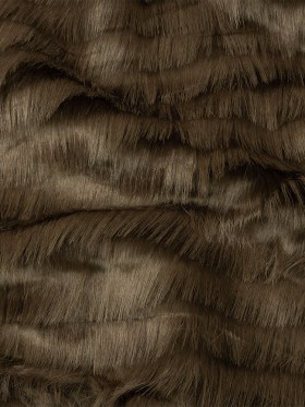Shimmering Brown Subtle Stripe Luxury Faux Fur Shimmering Brown Subtle Stripe Luxury Faux Fur