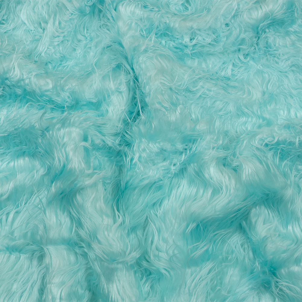 Light Blue Shaggy Luxury Faux Fur Light Blue Shaggy Luxury Faux Fur