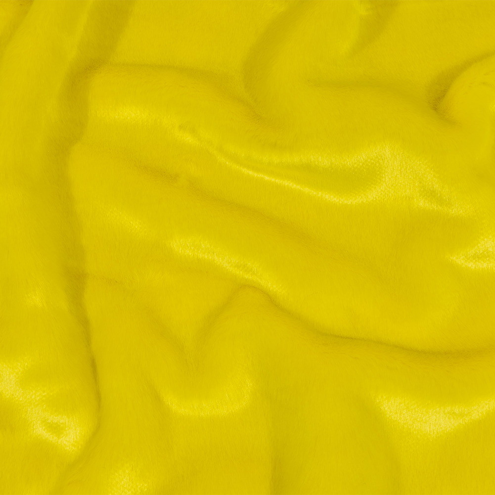 Primary Yellow Luxury Faux Fur Primary Yellow Luxury Faux Fur