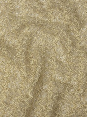 Famous Designer Natural Zig Zags and Diamonds Linen and Cotton Novelty Woven Famous Designer Natural Zig Zags and Diamonds Linen and Cotton Novelty Woven