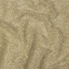 Famous Designer Natural Zig Zags and Diamonds Linen and Cotton Novelty Woven Famous Designer Natural Zig Zags and Diamonds Linen and Cotton Novelty Woven