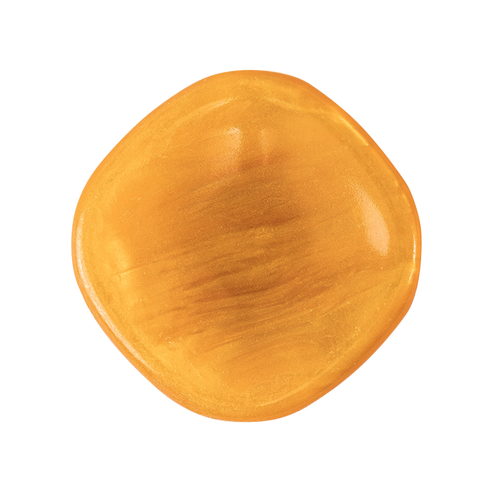 Golden Orange Iridescent Tunnel-Shank Back Button with Needle Channel – 44L/28mm Golden Orange Iridescent Tunnel-Shank Back Button with Needle Channel – 44L/28mm