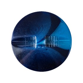 Deep Navy and Cerulean Abstract Self-Shank Back Plastic Button – 44L/28mm Deep Navy and Cerulean Abstract Self-Shank Back Plastic Button – 44L/28mm