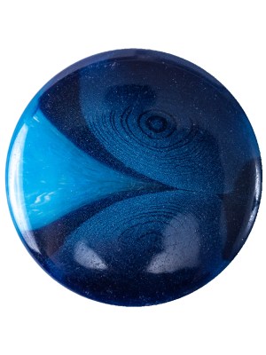 Deep Navy and Cerulean Abstract Self-Shank Back Plastic Button – 44L/28mm Deep Navy and Cerulean Abstract Self-Shank Back Plastic Button – 44L/28mm