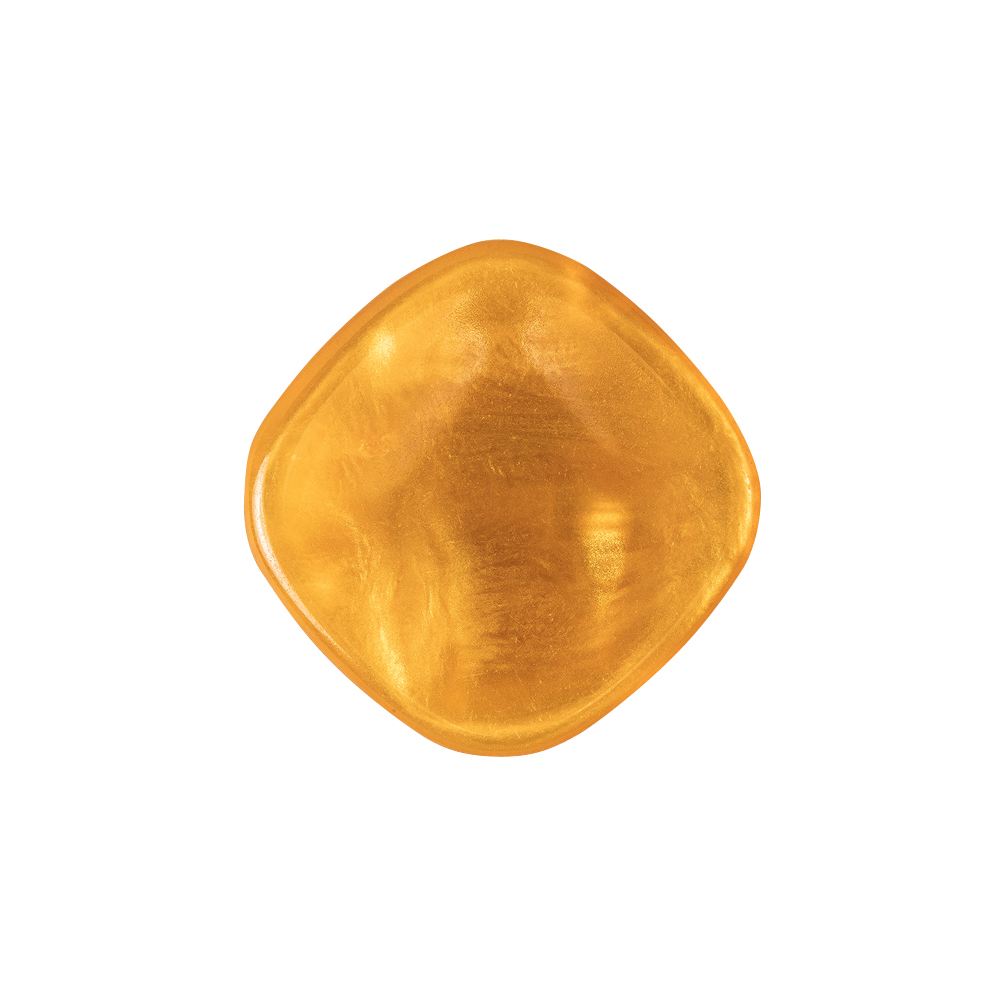 Golden Orange Iridescent Tunnel-Shank Back Button with Needle Channel – 36L/23mm Golden Orange Iridescent Tunnel-Shank Back Button with Needle Channel – 36L/23mm