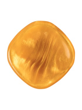 Golden Orange Iridescent Tunnel-Shank Back Button with Needle Channel – 40L/25.5mm Golden Orange Iridescent Tunnel-Shank Back Button with Needle Channel – 40L/25.5mm