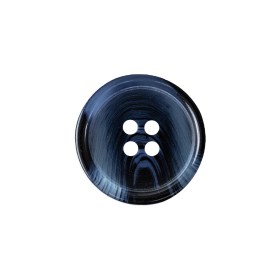 Night Sky and Light Blue Translucent Swirl 4-Hole Plastic Button – 32L/20mm Night Sky and Light Blue Translucent Swirl 4-Hole Plastic Button – 32L/20mm