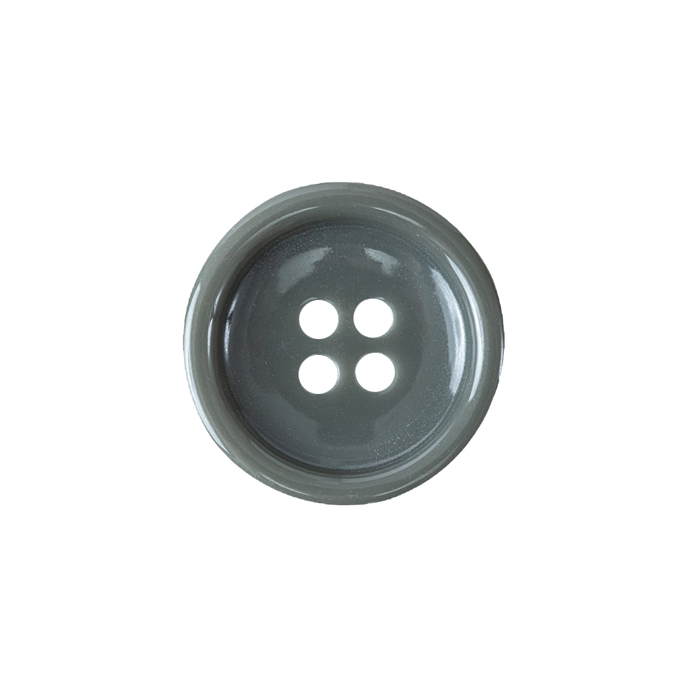 Fresh Cement Gray Shallow Plate with Pronounced Rim 4-Hole Plastic Button – 32L/20mm Fresh Cement Gray Shallow Plate with Pronounced Rim 4-Hole Plastic Button – 32L/20mm