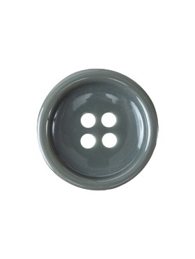 Fresh Cement Gray Shallow Plate with Pronounced Rim 4-Hole Plastic Button – 32L/20mm Fresh Cement Gray Shallow Plate with Pronounced Rim 4-Hole Plastic Button – 32L/20mm