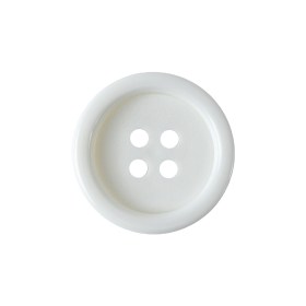 Milky Way White 4-Hole Plastic Button – 36L/23mm Milky Way White 4-Hole Plastic Button – 36L/23mm