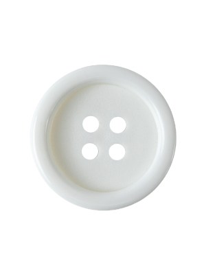 Milky Way White 4-Hole Plastic Button – 36L/23mm Milky Way White 4-Hole Plastic Button – 36L/23mm