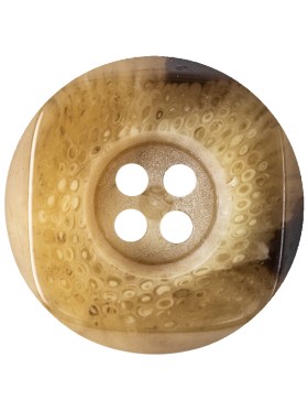 Deep Beige and Brown Swirl Button – 44L/28mm Deep Beige and Brown Swirl Button – 44L/28mm