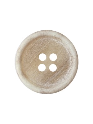 Matte Bone Shallow Plate with Tire Rim 4-Hole Plastic Button – 33L/21mm Matte Bone Shallow Plate with Tire Rim 4-Hole Plastic Button – 33L/21mm