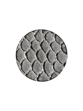 Italian Silver Scales Shank Back Metal Button – 32L/20mm Italian Silver Scales Shank Back Metal Button – 32L/20mm