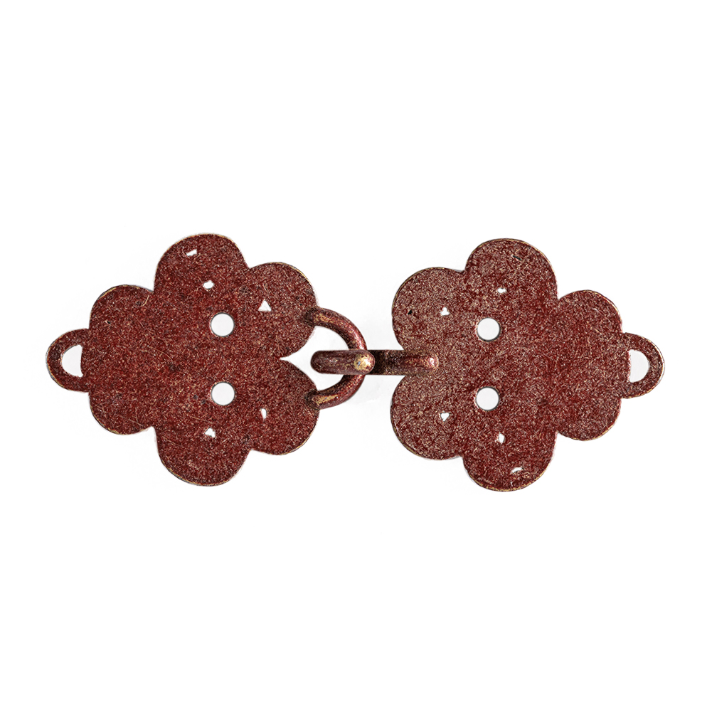 Italian Burnt Henna Copper Clasp Closure – 0.8125″ x 2″ Italian Burnt Henna Copper Clasp Closure – 0.8125″ x 2″