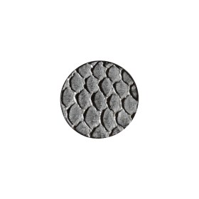 Italian Silver Scales Shank Back Metal Button – 24L/15mm Italian Silver Scales Shank Back Metal Button – 24L/15mm