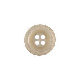 Italian Opalescent Rolled Rim 4-Hole Plastic Button – 24L/15mm Italian Opalescent Rolled Rim 4-Hole Plastic Button – 24L/15mm