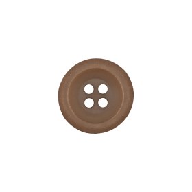 Italian Amphora Tan Iridescent Rolled Rim 4-Hole Plastic Button – 24L/15mm Italian Amphora Tan Iridescent Rolled Rim 4-Hole Plastic Button – 24L/15mm