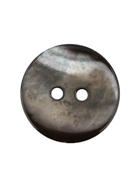 Imported Gray Mother of Pearl 2-Hole Laser Cut Shell Button – 36L/23mm Imported Gray Mother of Pearl 2-Hole Laser Cut Shell Button – 36L/23mm