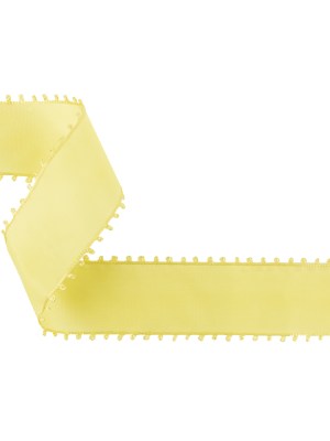 Maize Picot Edged Ribbon – 1.625″ Maize Picot Edged Ribbon – 1.625″