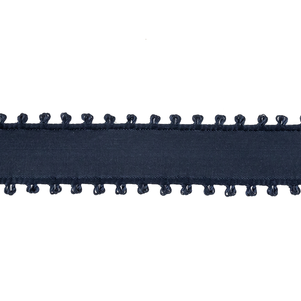 Navy Picot Edged Ribbon – 0.75″ Navy Picot Edged Ribbon – 0.75″